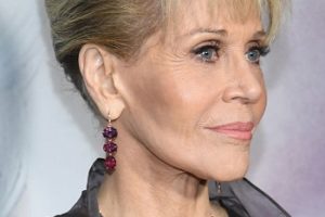 Jane Fonda – Chignon/Wispy Bangs – “Our Souls At Night” New York Premiere