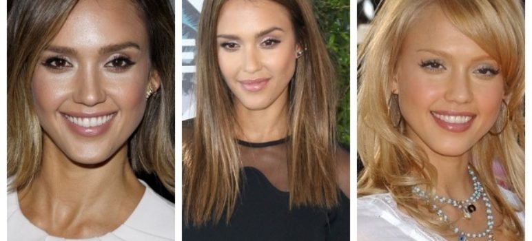 Jessica Alba Hairstyles & Haircuts ***** 16 Adorably Sexy Looks – Now & Then