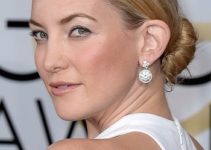 Kate Hudson – Sleek Low Bun Updo – 72nd Annual Golden Globe Awards