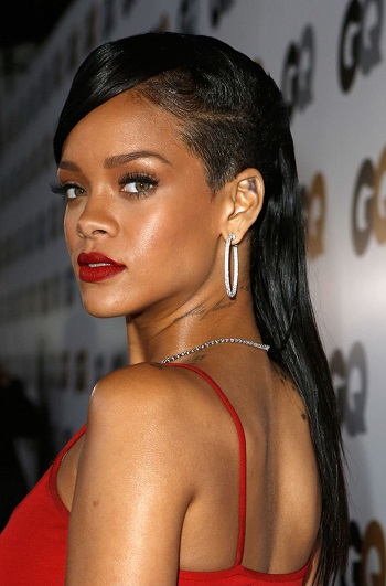 Rihanna - Undercut Combover - [Hairstylist: Yusef] - 20131113