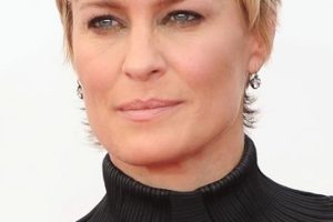 Robin Wright – Pixie Haircut – 65th Emmy Awards