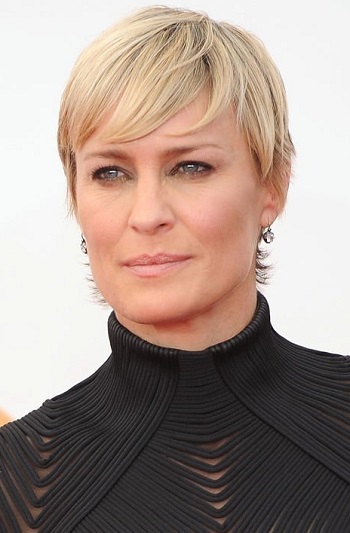 Robin Wright - Pixie Haircut - 65th Emmy Awards