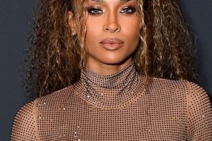 Ciara – Curly Half Up Half Down Hairstyle – 25th Annual ACE Awards