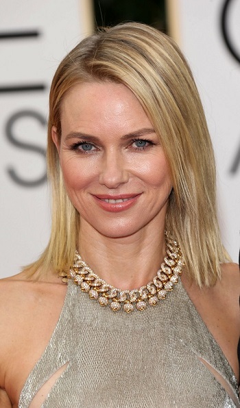 Naomi Watts - Shoulder Length Straight Hairstyle - 20140112