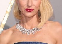 Naomi Watts – Shoulder Length Glam Waves Hairstyle – 2016 Vanity Fair Oscar Party