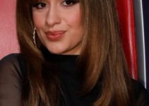 Camila Cabello – Long Straight Hairstyle (2022) – NBC’s “The Voice” Season 22