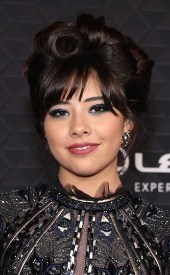 Xochitl Gomez - Intricate Updo/Side Sweeping Bangs - [Hairstylist: Brittany Gharring] - 20221028