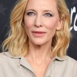 Cate Blanchett - Medium Length Curled Hairstyle (2023) - [Hairstylist: Robert Vetica] - 20230115