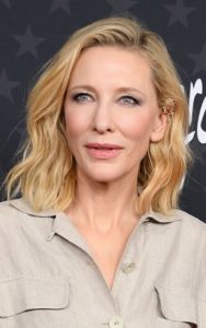 Cate Blanchett - Medium Length Curled Hairstyle (2023) - [Hairstylist: Robert Vetica] - 20230115