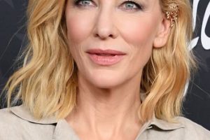 Cate Blanchett – Medium Length Curled Hairstyle (2023) – 28th Annual Critics Choice Awards