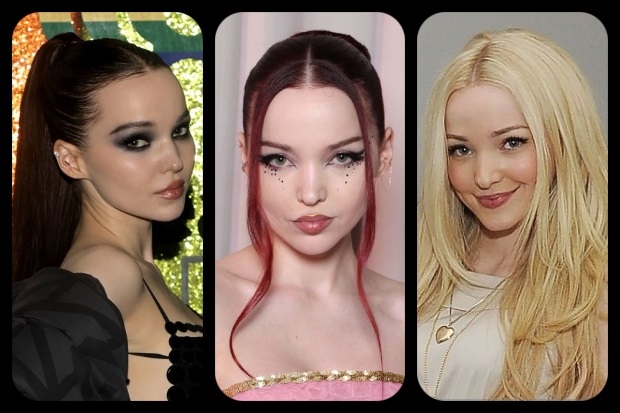 Dove Cameron Hairstyles Feature Collage