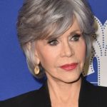 Jane Fonda - Gray Short Layered Haircut (2023) - [Hairstylist: Jonathan Hanousek] - 20230107