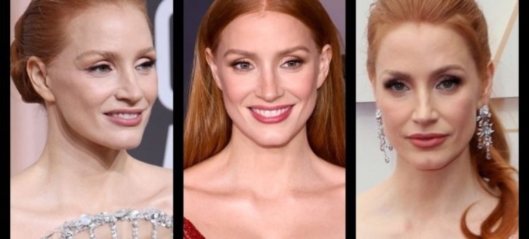 Jessica Chastain Hairstyles ***** 12 Elegant Looks – Now & Then