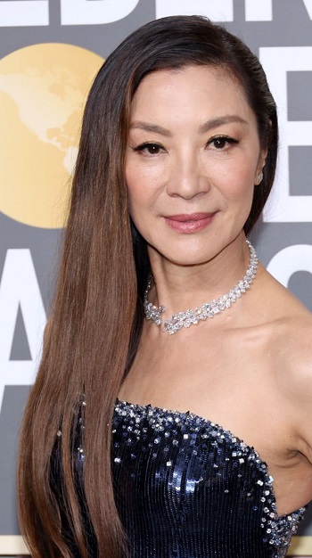 Michelle Yeoh - Long Straight Hairstyle (2023) - [Hairstylist: Robert Vetica] - 20230110