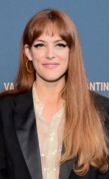 Riley Keough - Long Straight Hairstyle/Arch Bangs - [Hairstylist: Sami Knight] - 20220615