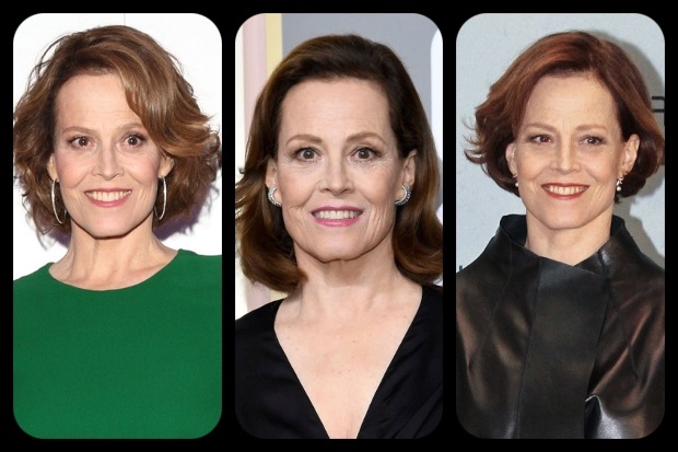 Sigourney Weaver Hairstyles Feature Collage