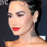 Demi Lovato - Short Wet Finger Waves Hairstyle (2023) - [Hairstylist: Alyx Liu] - 20230204