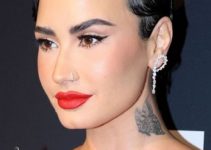 Demi Lovato – Short Wet Finger Waves Hairstyle (2023) – Pre-GRAMMY Gala