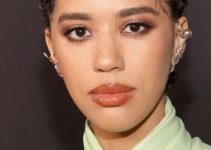 Jasmin Savoy – Short Pinned Back Hairstyle (2023) – Marvel Studios’ “Ant-Man And The Wasp: Quantumania” Los Angeles Premiere