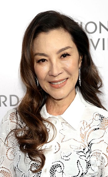 Michelle Yeoh - Long Curled Hairstyle (2023) - [Hairstylist: Christopher Naselli] - 20230108