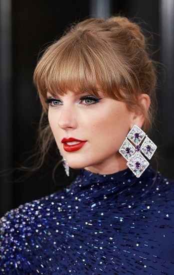 Taylor Swift - Formal Updo/Bangs (2023) - [Hairstylist: Jemma Muradian] - 20230205