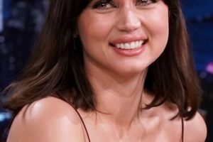 Ana De Armas – Shoulder Length Straight Hairstyle/Bangs – The Tonight Show Starring Jimmy Fallon Appearance