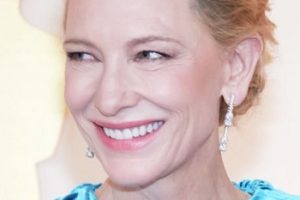 Cate Blanchett – Textured Updo (2023) – 95th Annual Academy Awards
