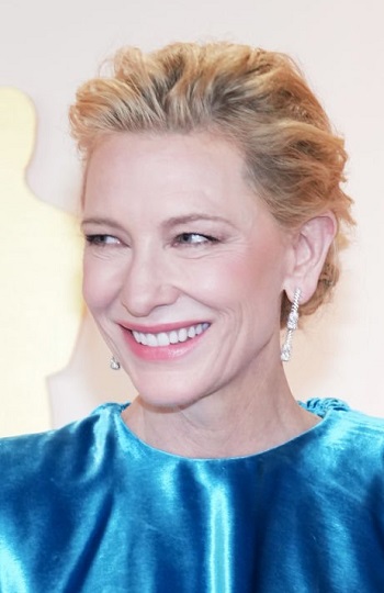 Cate Blanchett - Textured Updo (2023) - [Hairstylist: Robert Vetica] - 20230312