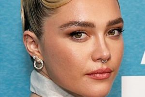 Florence Pugh – Avant Garde Updo (2023) – MGM’s “A Good Person” New York Screening