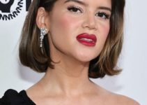 Maren Morris – Medium Length Curled Hairstyle (2023) – Elton John AIDS Foundation’s 31st Annual Academy Awards Viewing Party