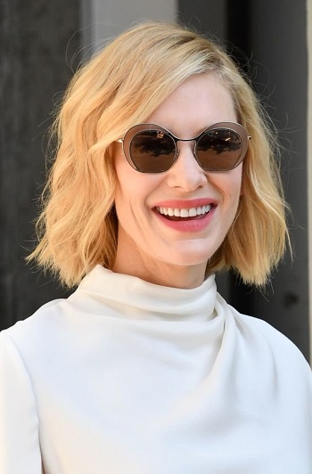 Cate Blanchett - Undone Curls Hairstyle/Sunglasses - [Hairstylist: Nicola Clarke] - 20180923