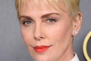 Charlize Theron – New Bleached Pixie – 2020 Oscars Nominees Luncheon