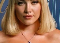 Florence Pugh Test Drives Graceful Longer Hairstyle with Bangs (2023) – The Landmark Reopening