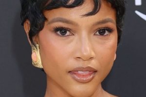 Karrueche Tran – New Bixie Haircut (2023) – ESSENCE Black Women In Hollywood Awards