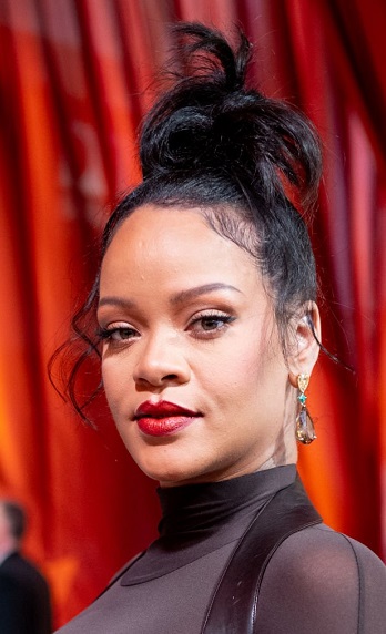 Rihanna - Formal Topknot Updo (2023) - [Hairstylist: Yusef] - 20230312