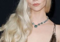 Anya Taylor Joy – Long Curled Hairstyle – “Last Night In Soho” Premiere