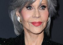 Jane Fonda – Gray Short Layered Haircut (2023) – Homeboy Industries’ 2023 Lo Maximo Awards