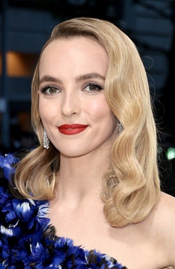 Jodie Comer - Glam Waves Hairstyle (2023) - [Hairstylist: Christian Wood] - 20230501