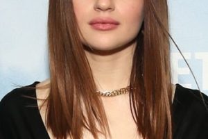 Joey King – Long Straight Hairstyle (2022) – Paramount+’s “The In Between” Press Day