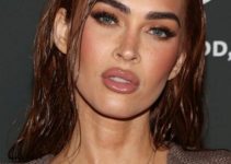 Megan Fox – Long Wet and Slick Hairstyle (2023) – Sports Illustrated Swimsuit 2023 Issue Release Party
