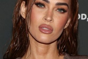 Megan Fox – Long Wet and Slick Hairstyle (2023) – Sports Illustrated Swimsuit 2023 Issue Release Party