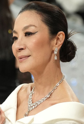 Michelle Yeoh - Formal Updo (2023) - [Hairstylist: Christopher Naselli] - 20230501
