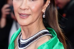 Michelle Yeoh – Sleek Brushed Back Hairstyle (2023) – 76th Annual Cannes Film Festival