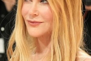 Nicole Kidman – Long Pinned Back Hairstyle/Bow (2023) – Met Gala