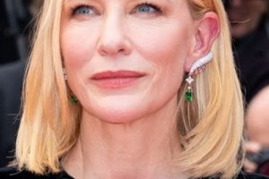 Cate Blanchett – Shoulder Length Straight Hairstyle (2023) – 76th Annual Cannes Film Festival