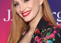 Jessica Chastain – Long Straight Hairstyle (2023) – 89th Annual Drama League Awards