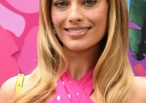 Margot Robbie – Pink & Fabulous Barbie Long Lush Curled Hairstyle (2023)