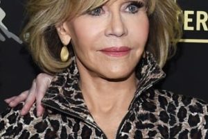 Jane Fonda – Layered Haircut/Side Sweeping Bangs – “Hearts Of Gold” Celebration