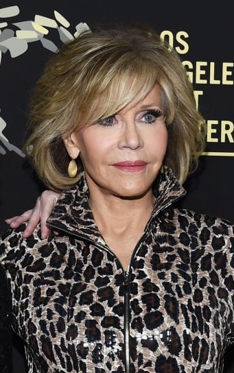 Jane Fonda - Layered Haircut/Side Sweeping Bangs - [Hairstylist: Jonathan Hanousek] - 20190921