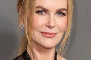 Nicole Kidman – Low Windswept Ponytail (2023) – Paramount+ “Special Ops: Lioness” European Screening